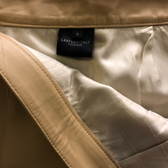 Camel A line skirt - Picture 2 of 3